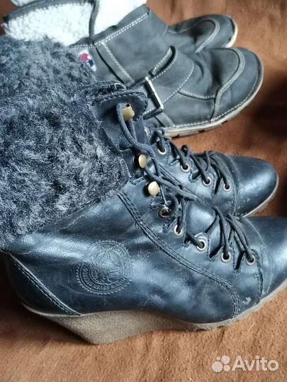 Пакетом. Сапоги женские 37-38 р