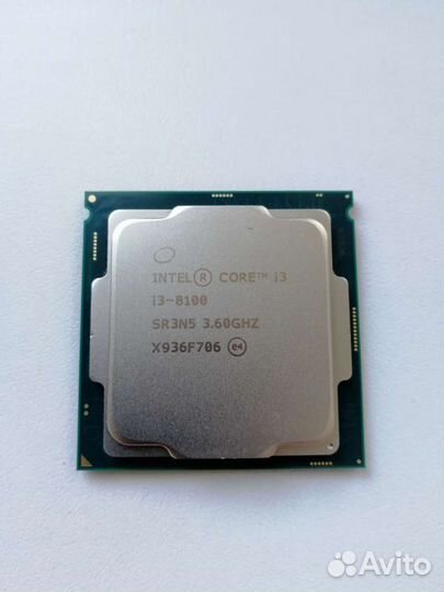 Процессор Intel core i3-8100