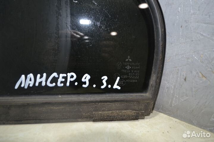 Стекло треугольник заднее левое Mitsubishi Lancer
