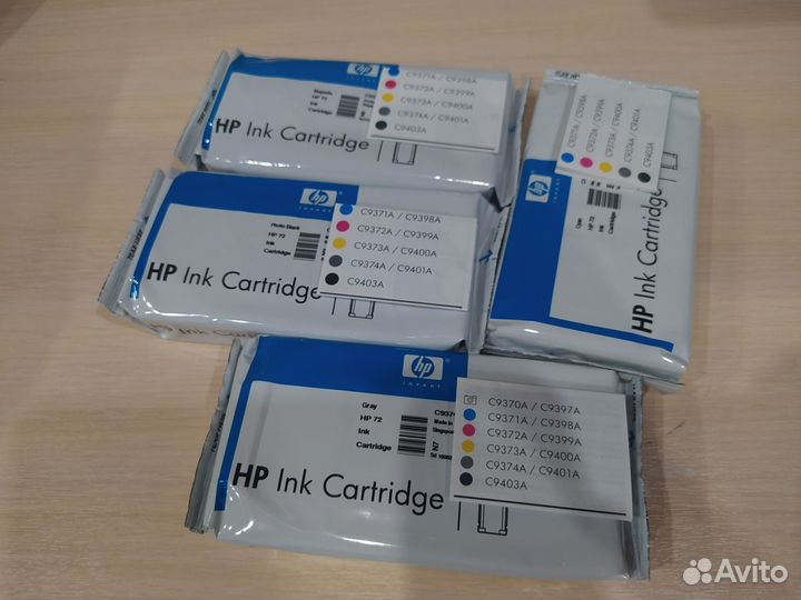 Картриджи HP 72 просрочка