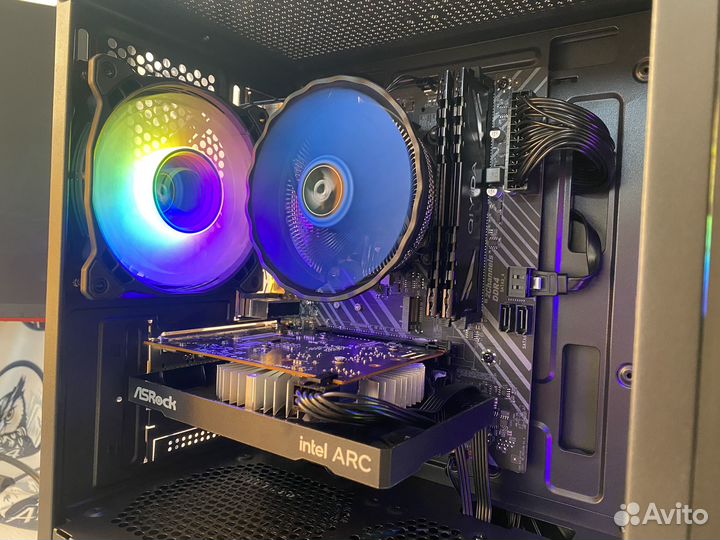 Новый игровой Пк: intel i3 10105+intel Arc380 6гб
