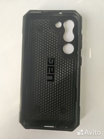 Кожаный чехол Samsung leather case s23