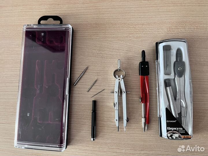 Готовальня циркуль кронциркуль рейсфедер