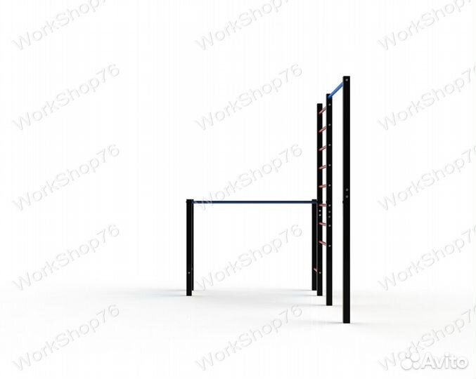 Уличный турник брусья шведская стенка качели