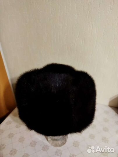 Норковая шапка мужская