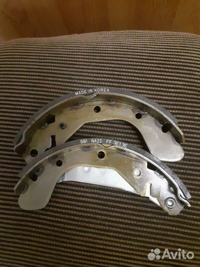 Тормозные колодки задние на Ланос, 1 пара