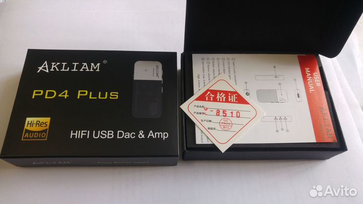 Цап усилитель для телефона Akliam PD4 Plus