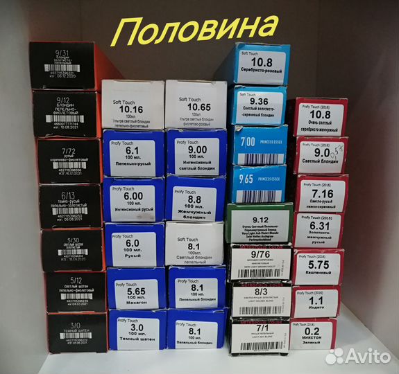 Краска для волос профессиональная