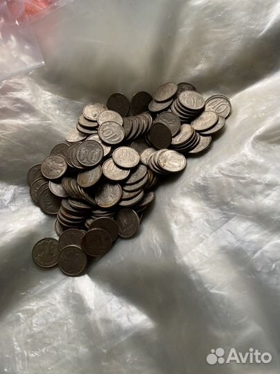 Монеты 10 рублей 1993 г