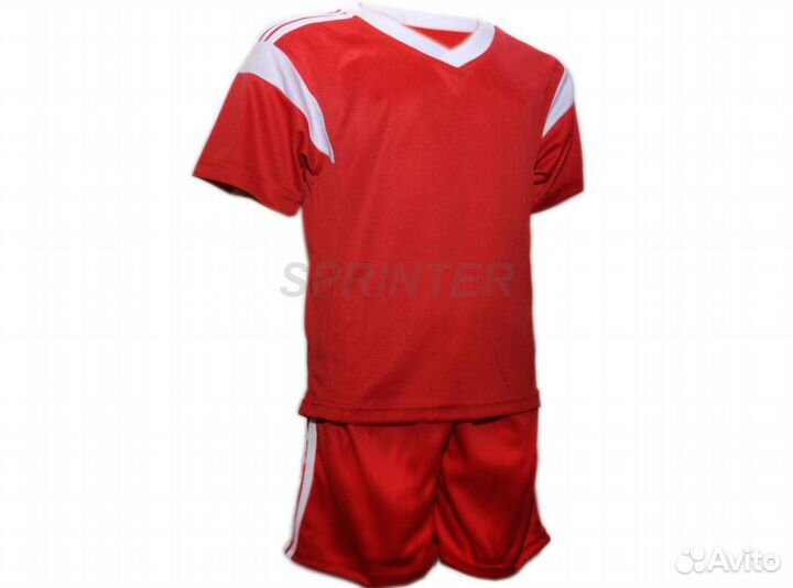 Форма футбольная. Цвет красный, 38 р