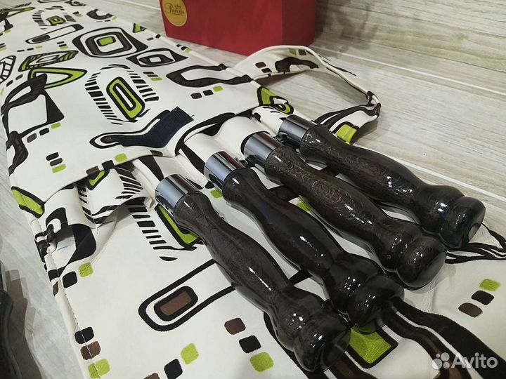 Шампура из нержавейки в чехле