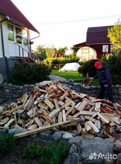 Дрова Ольха от 1 куба с доставкой в Выборге любого