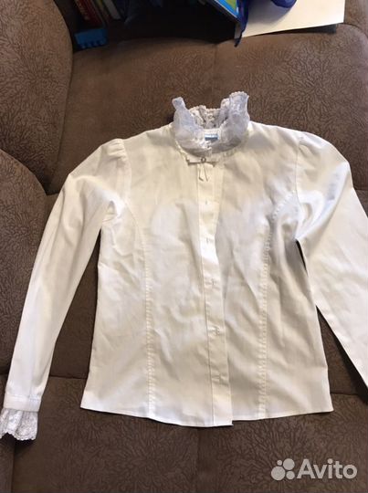 Блузка школьная для девочки 146