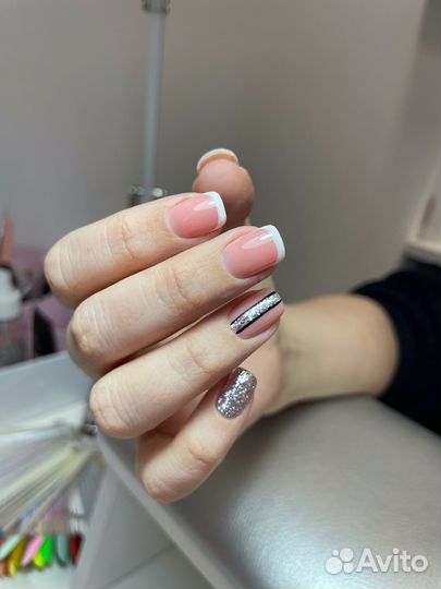 Маникюр наращивание