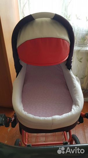 Коляска 2 в 1 эко кожа