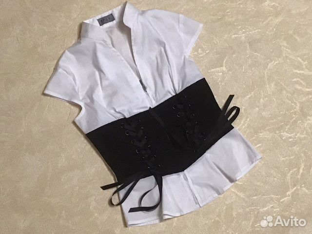Блузка школьная для девочки р 140 новая