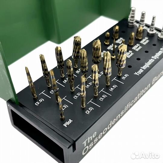 Стоматологический набор фрез для имплантации 24шт