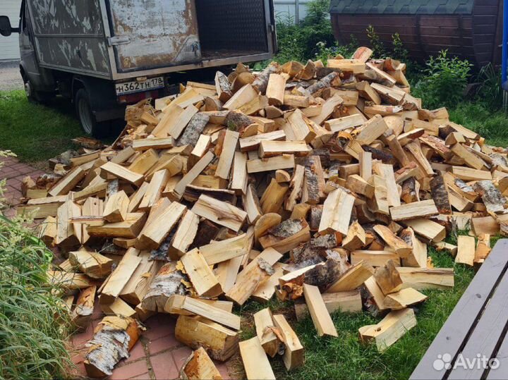 Дрова березовые колотые