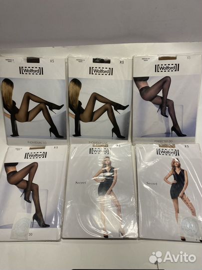 Колготки женские Wolford S-XS разные