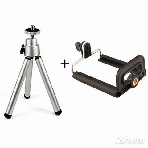 Тринога с держателем для телефона