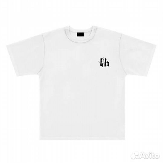 Белая футболка оверсайз