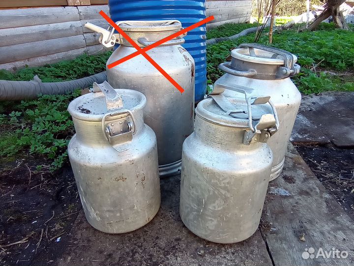 Алюминиевый бидон 10, 20 литров, короб, корзина