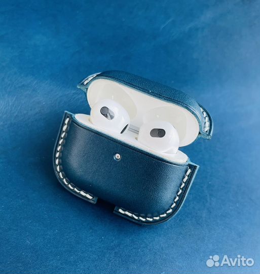 Кожаный чехол для Apple Air pods 3