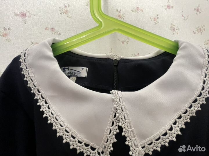 Школьный фартук и платье 44