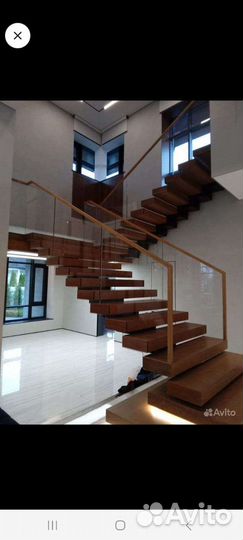Облицовка лестниц деревом