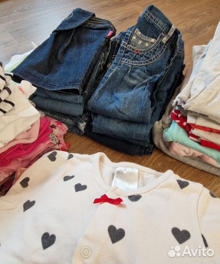 Вещи пакетом для девочки 92-104