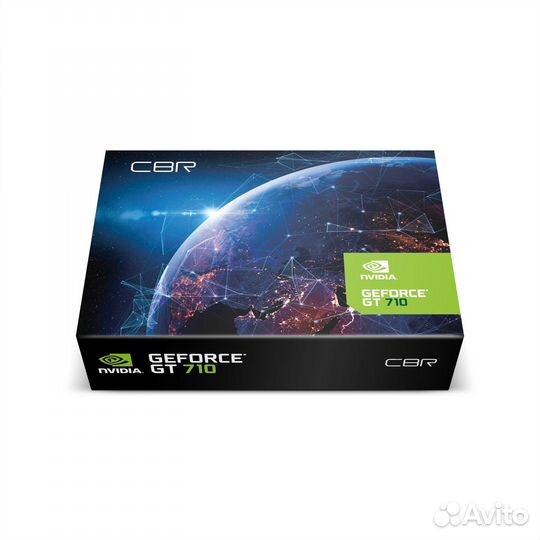 Видеокарта CBR nvidia GeForce GT 710 Power HammerI
