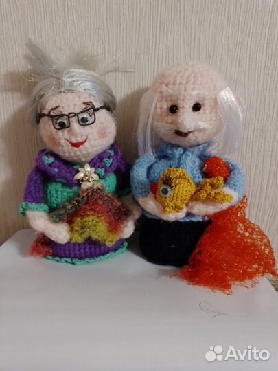 Вязаные игрушки ручной работы
