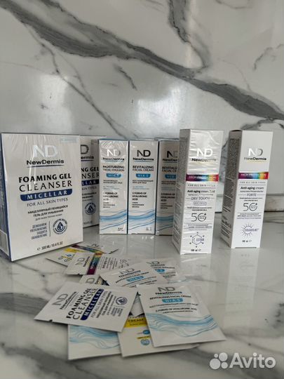 New dermis спф, гель для умывания, крем