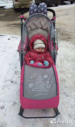 Санки коляска ника