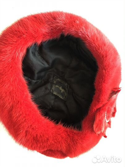 Берет женский норковый