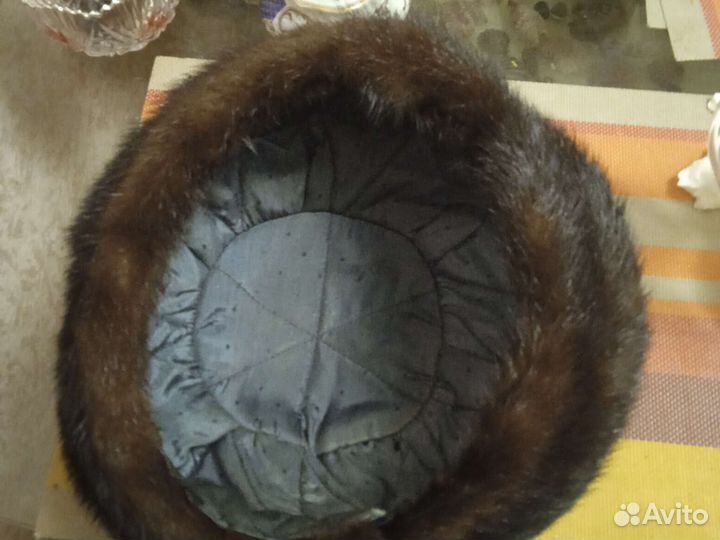 Берет норковый