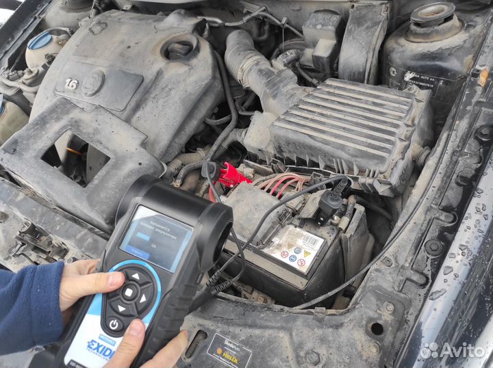 Диагностика Проверка Аккумулятор Зарядка