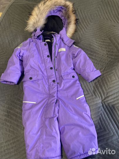 Зимний комбинезон для девочки 86
