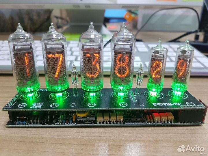 Платы для сборки часов на 6-и лампах ин-14\ин-12