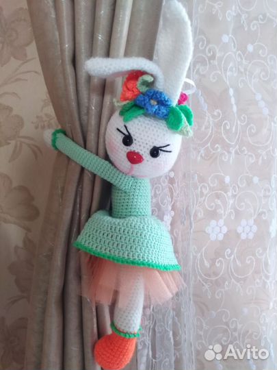 Вязаная зайка