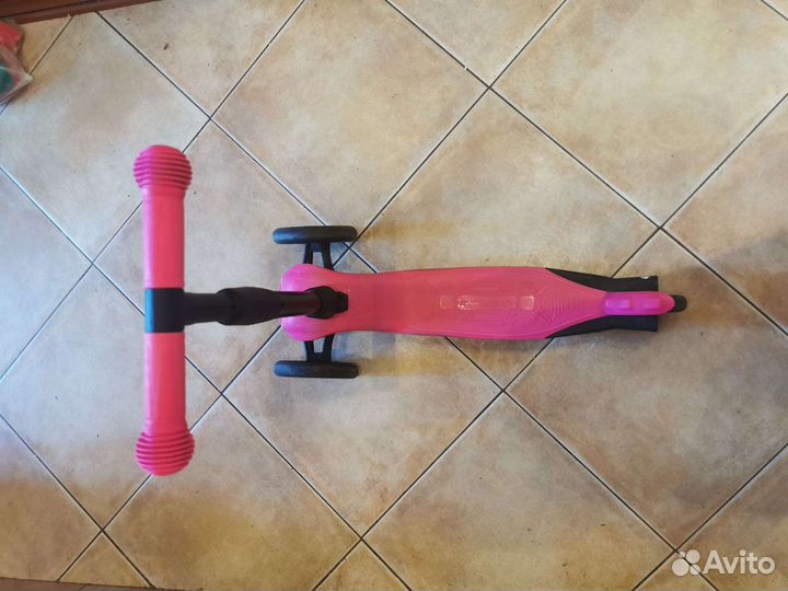 Самокат трехколесный Buggy boom alfa model розовый