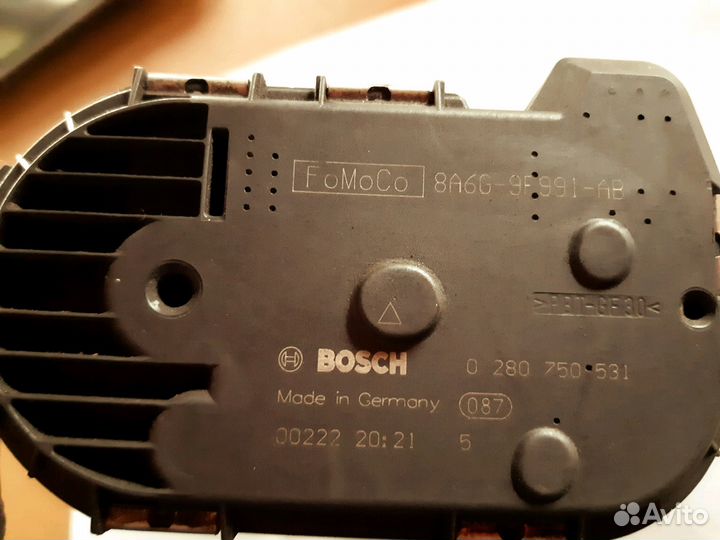 Заслонка дроссельная Форд Фокус 2 V1.4