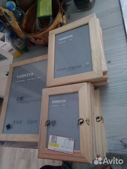 Рамки икея для фото. 13х18, 21х30 новые