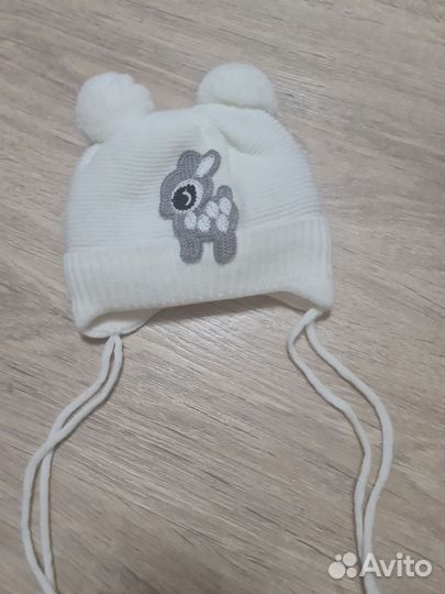 Шапка для малыша 0-3 мес