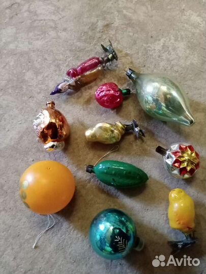 Елочные игрушки СССР хороший подарок на новый год