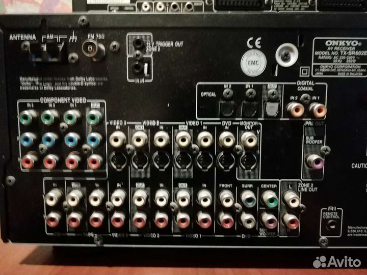 Av ресивер onkyo tx-sr 602e
