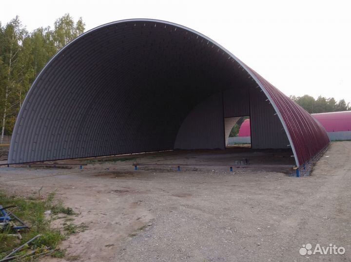 Быстровозводимые здания, ангары, овощехранилище