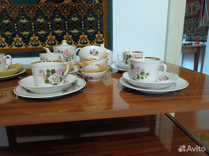 Чайно- кофейный сервис на 6 персон СССР