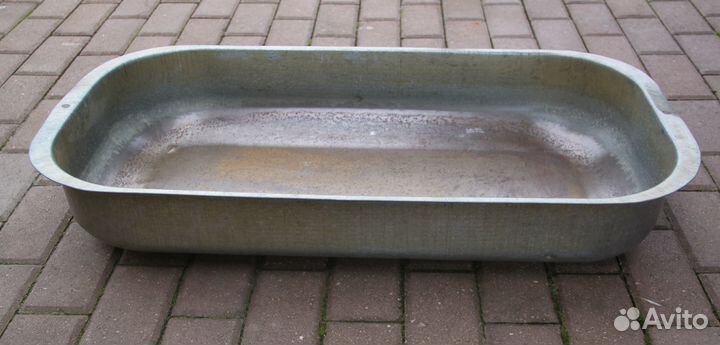 Корыто большое старое Корытце старинное жестяное№3