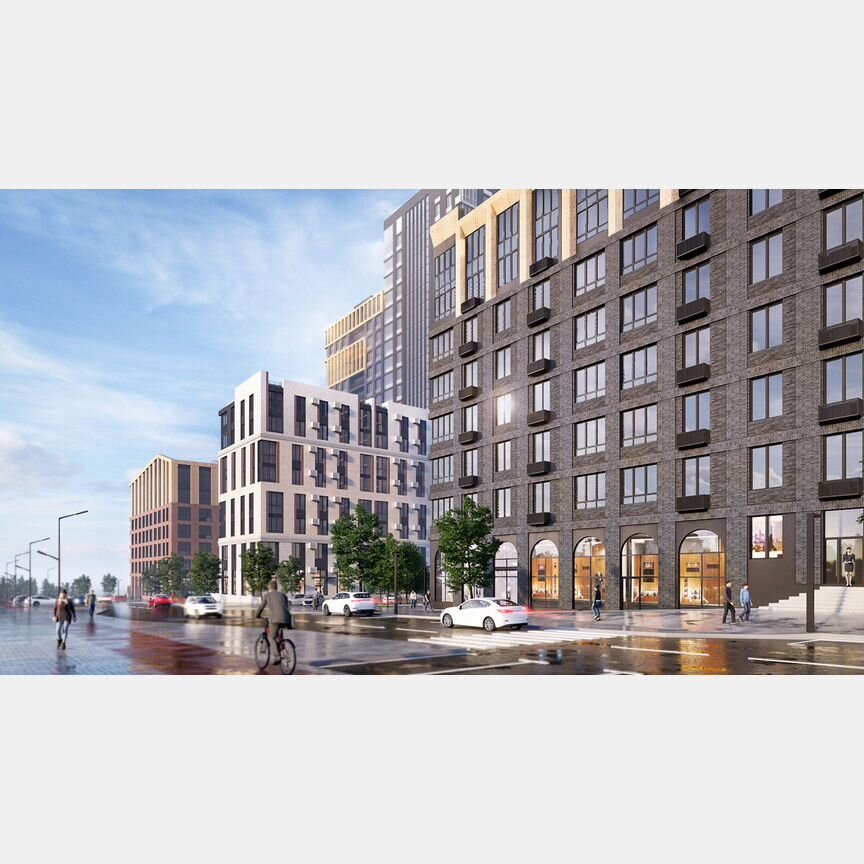 1-к. квартира, 44 м², 19/23 эт.